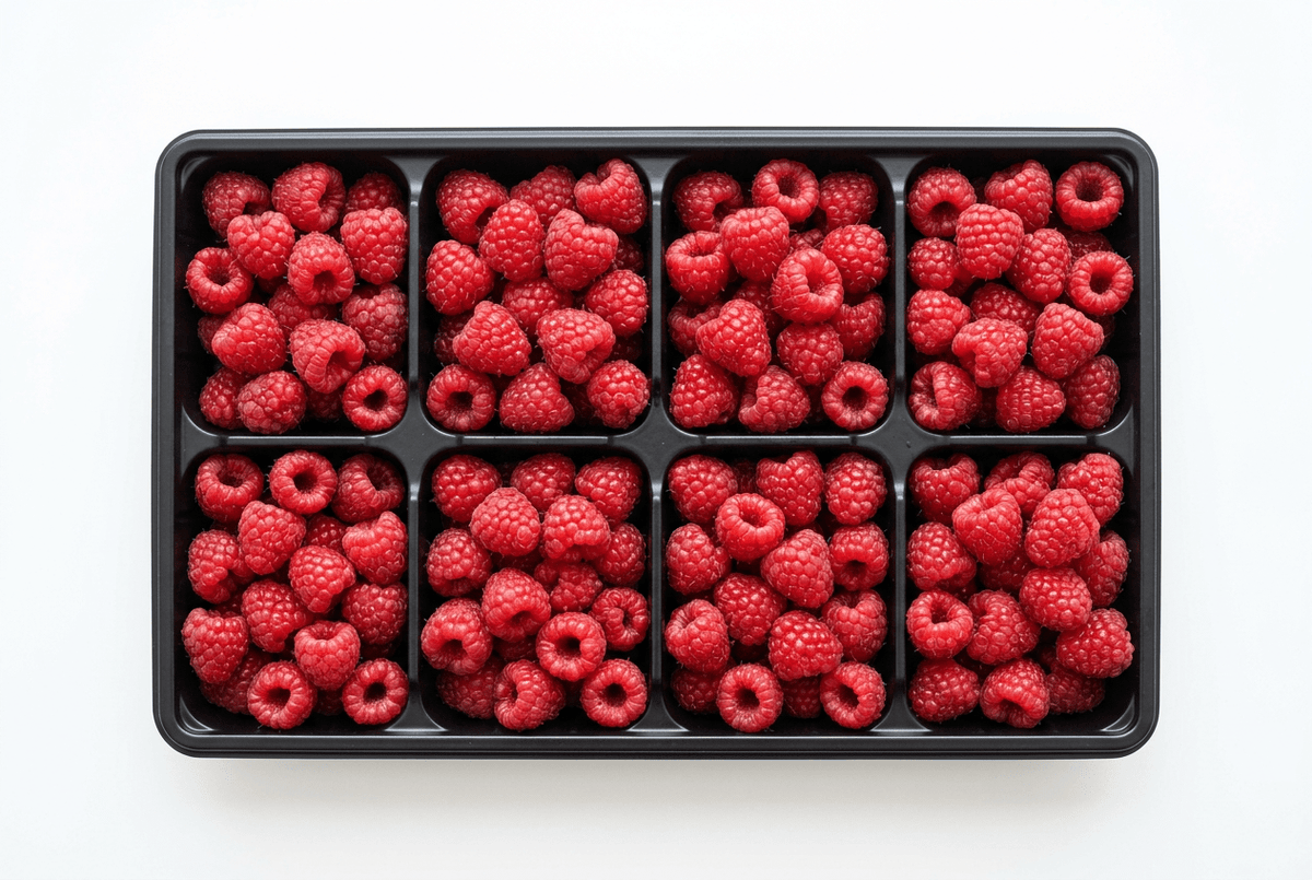 🍓 Lamponi Freschi Siciliani - Cassetta da 1 kg (8x125g) - Le Tre Virtù s.s.