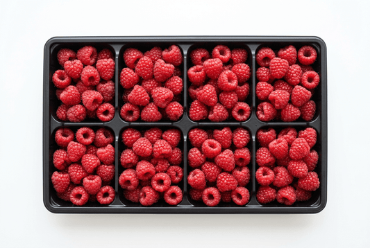 🍓 Lamponi Freschi Siciliani - Cassetta da 1 kg (8x125g) - Le Tre Virtù s.s.